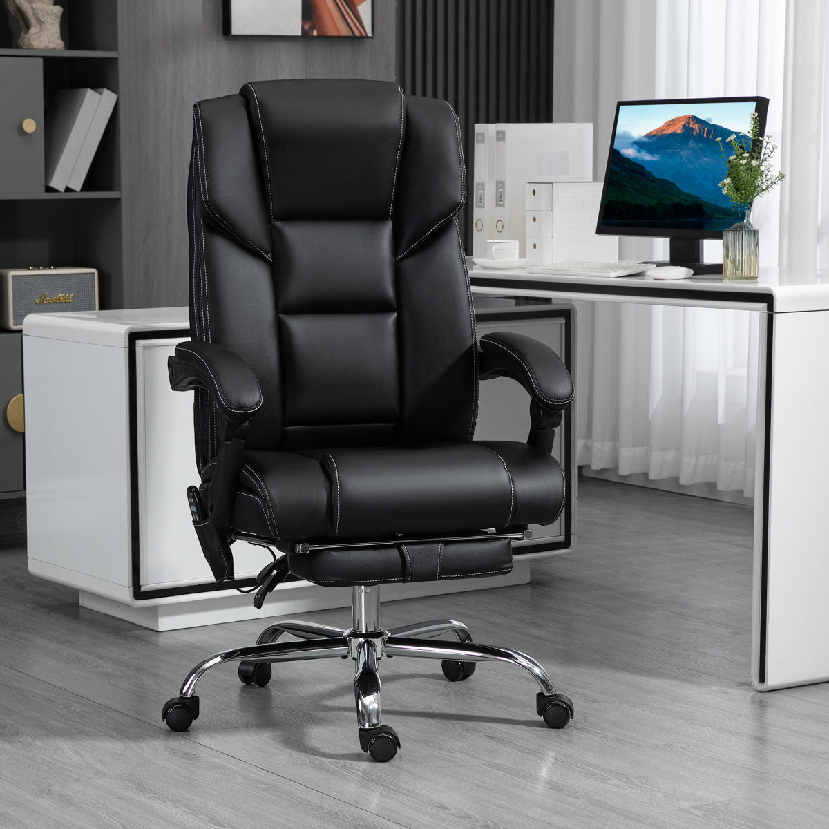 6 Point Vibration Massage Office Chair with Heat
