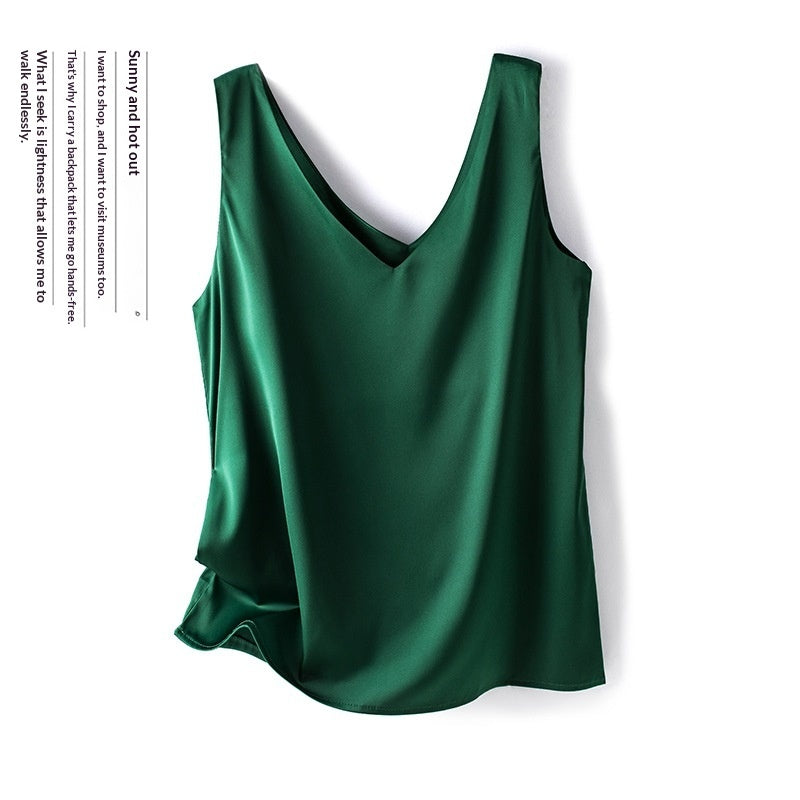 Womens Summer New Arrival Silky Satin Camisole