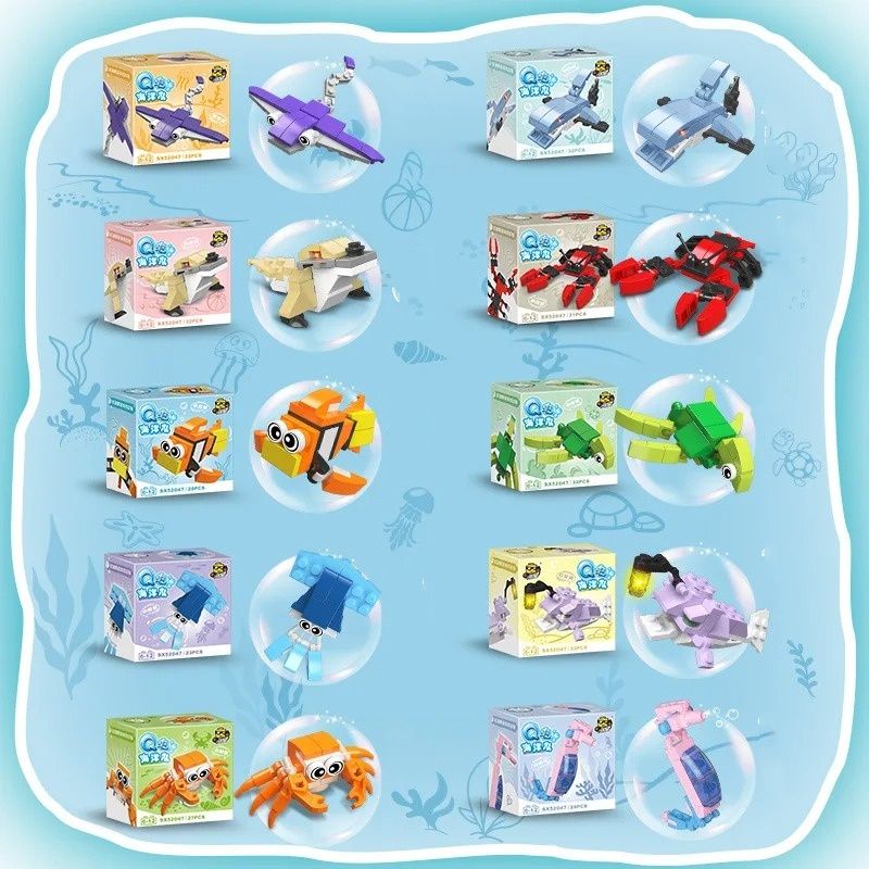 Children's Educational Particles Assembling Building Blocks Toys