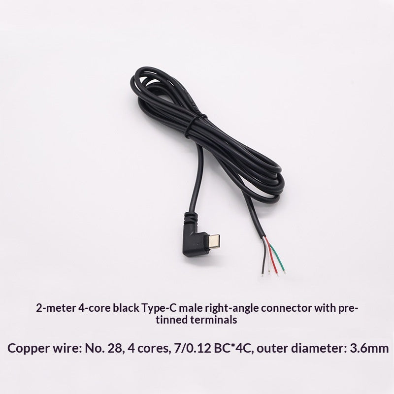 4P Type-C To Micro USB Single-head Cable For Android Charging And Data Transfer
