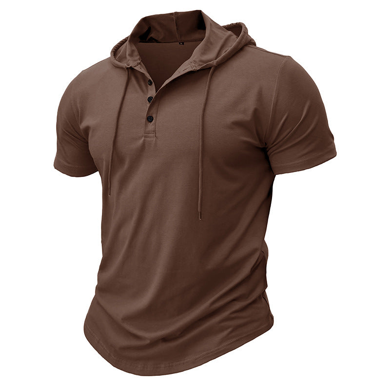 Cross-border Mens Sportswear Fitness Short-sleeve T-shirt