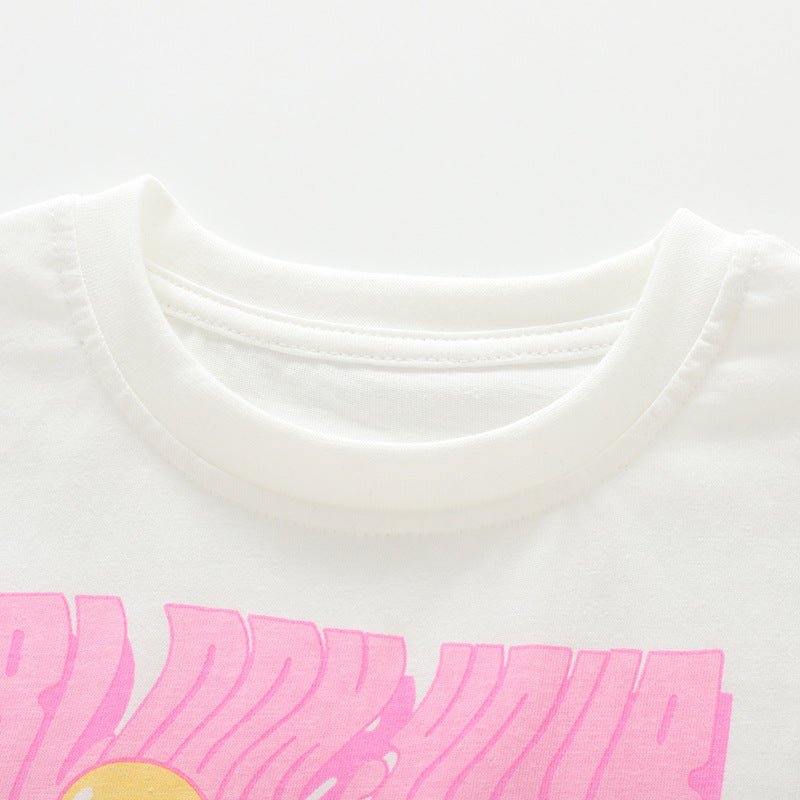 Girls Summer New Casual Outfit Set
