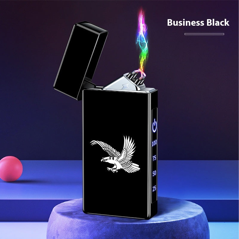 Double-layer Windproof Charging Intelligent Power Display Lighter