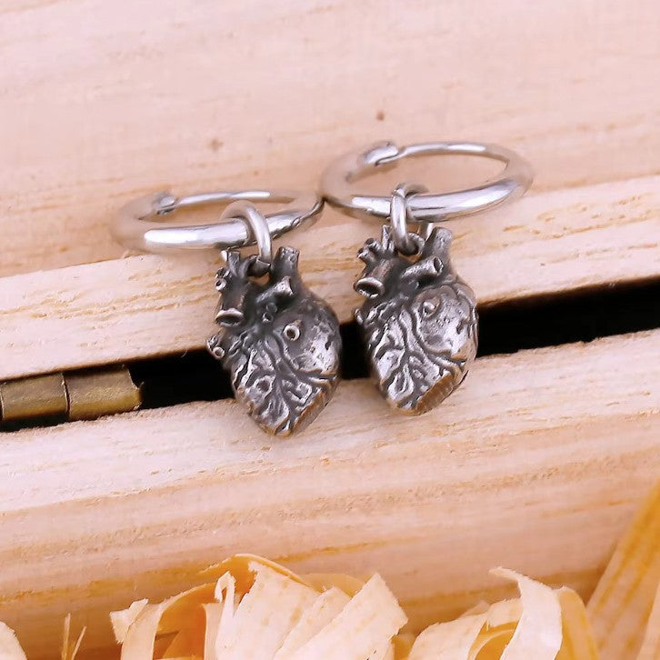 Japanese And Korean Titanium Steel Earrings With A Unique, Personalized Style