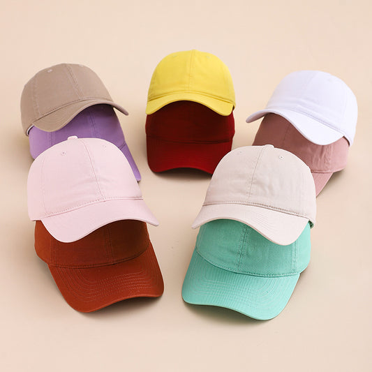 New Men's And Women's Solid-color Light Board Fashion And Simplicity Style Adjustable Baseball Cap Suitable For Outdoor Outings And Daily Commuting Outfits