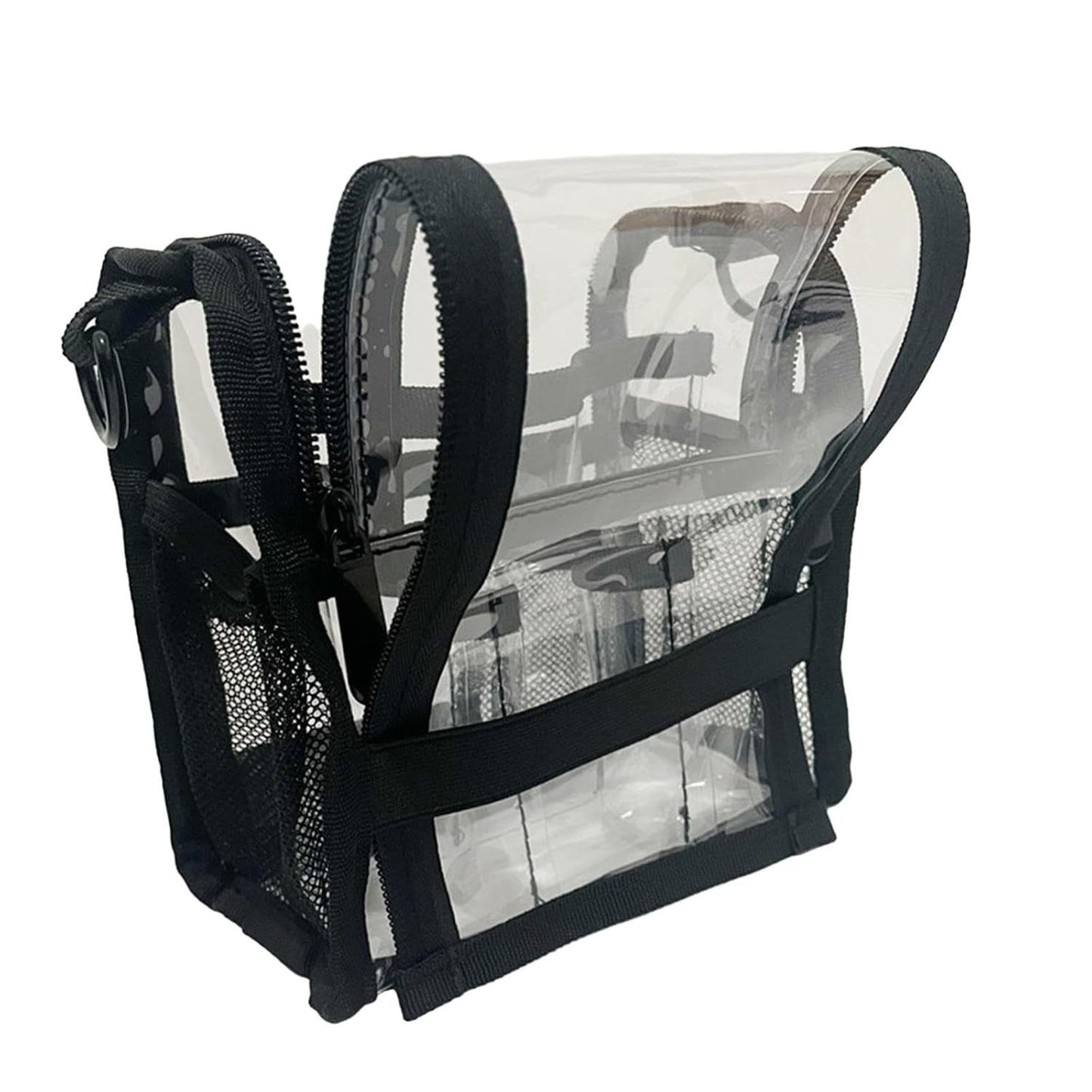 New Transparent PVC Double-layer Cosmetic Bag