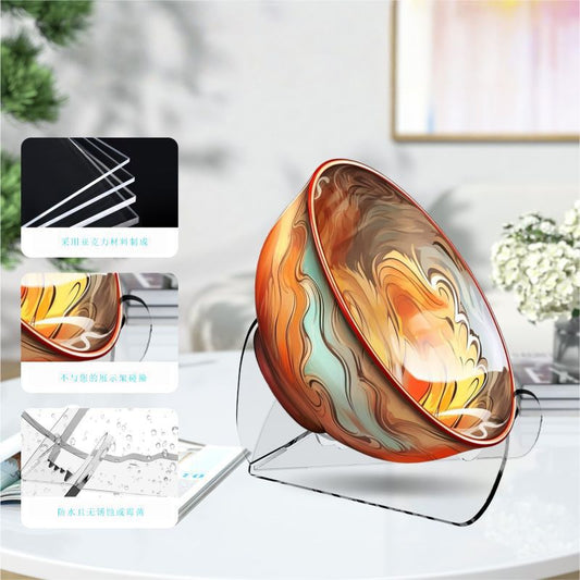 Creative Home Use Acrylic Transparent Plate Holder