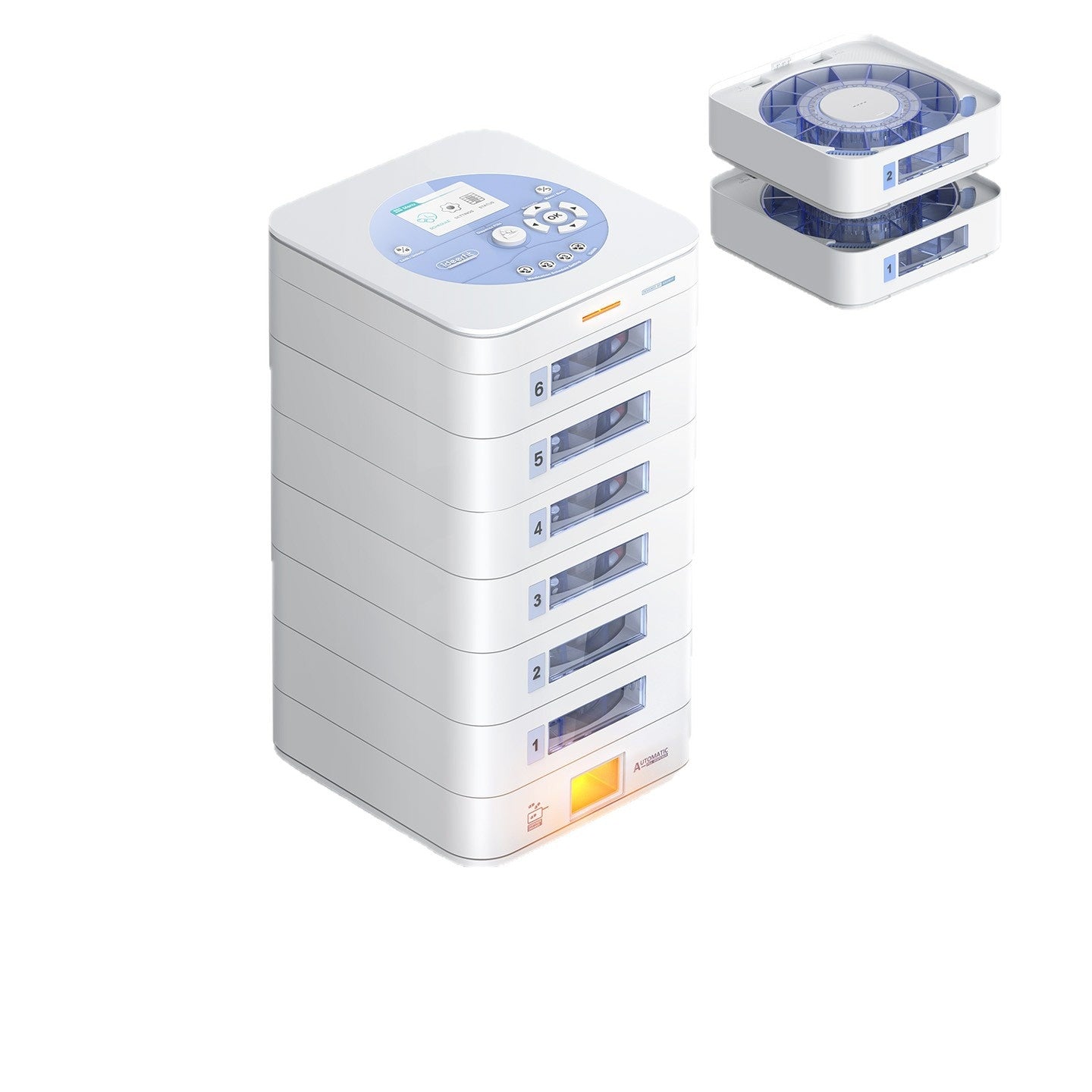 Ideerfit Smart Pill Dispenser With Timed Medication Reminders