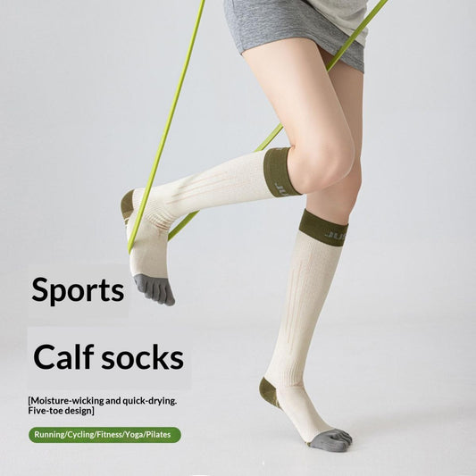 Womens Five-finger Socks For Sports And Yoga Quick-drying