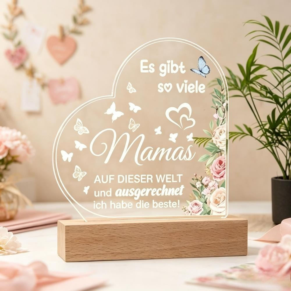 Mom Gift, Mother’s Day Gift—Decorative Figurine With Base For Home And Party Decor