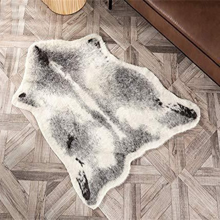 Light Luxury Floor Mat Cashmere-like Home Bedroom Cooling Bedside Blanket