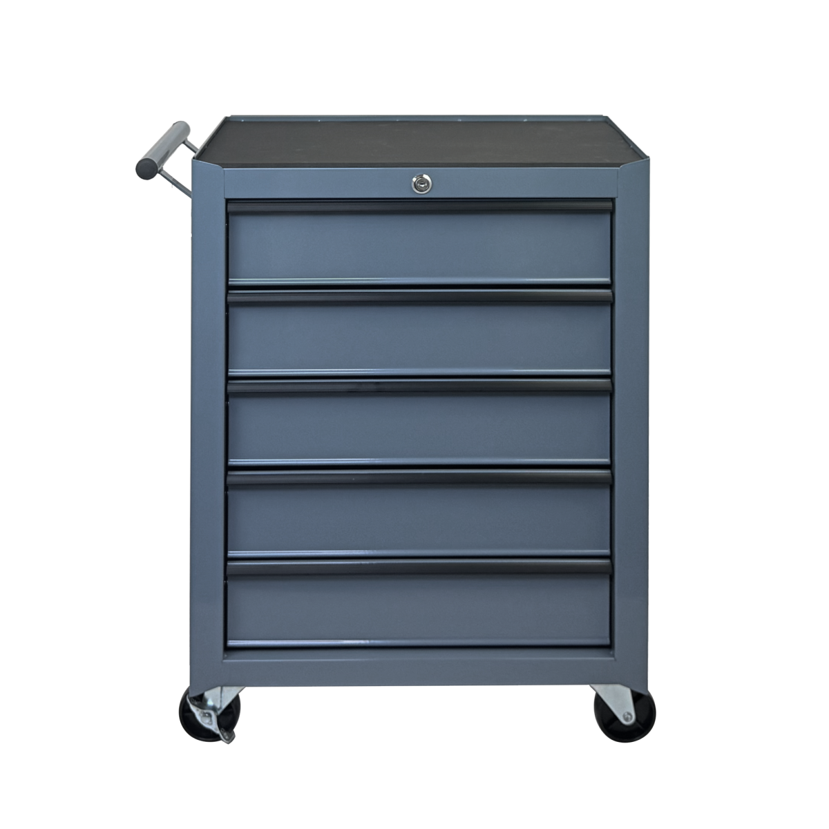 Rolling Metal Tool Chest with 5 Drawers, 20" 5-Drawer Tool Chest Cabinet with Ball Bearing Drawer Slides, Steel Tool Storage Box Organizer-GREY