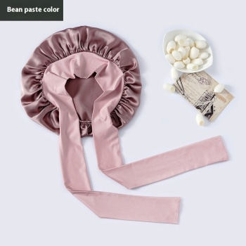 Simple Hair Care Wide-brimmed Lace-up Hat