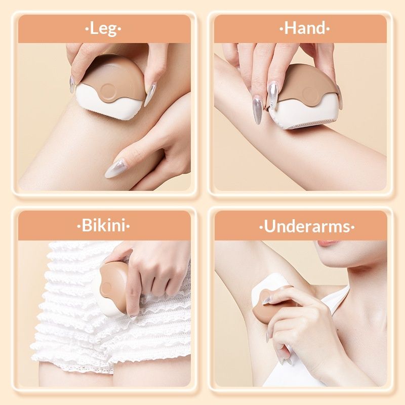 Portable Spin-Cap Shaver Hair Removal Razor