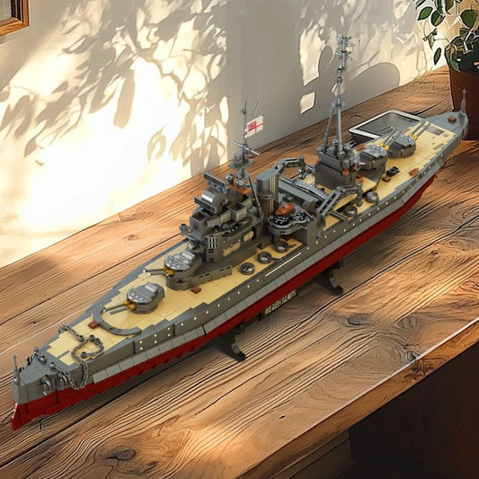 Battleship Military Building Blocks Model Assembly Toys