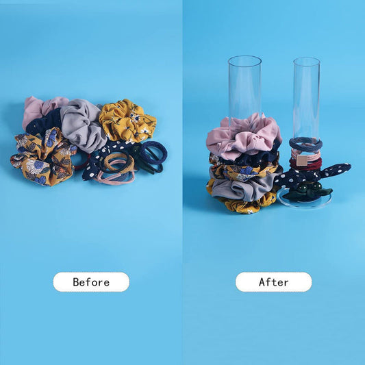 Transparent Acrylic Hair Tie And Headband Organizer