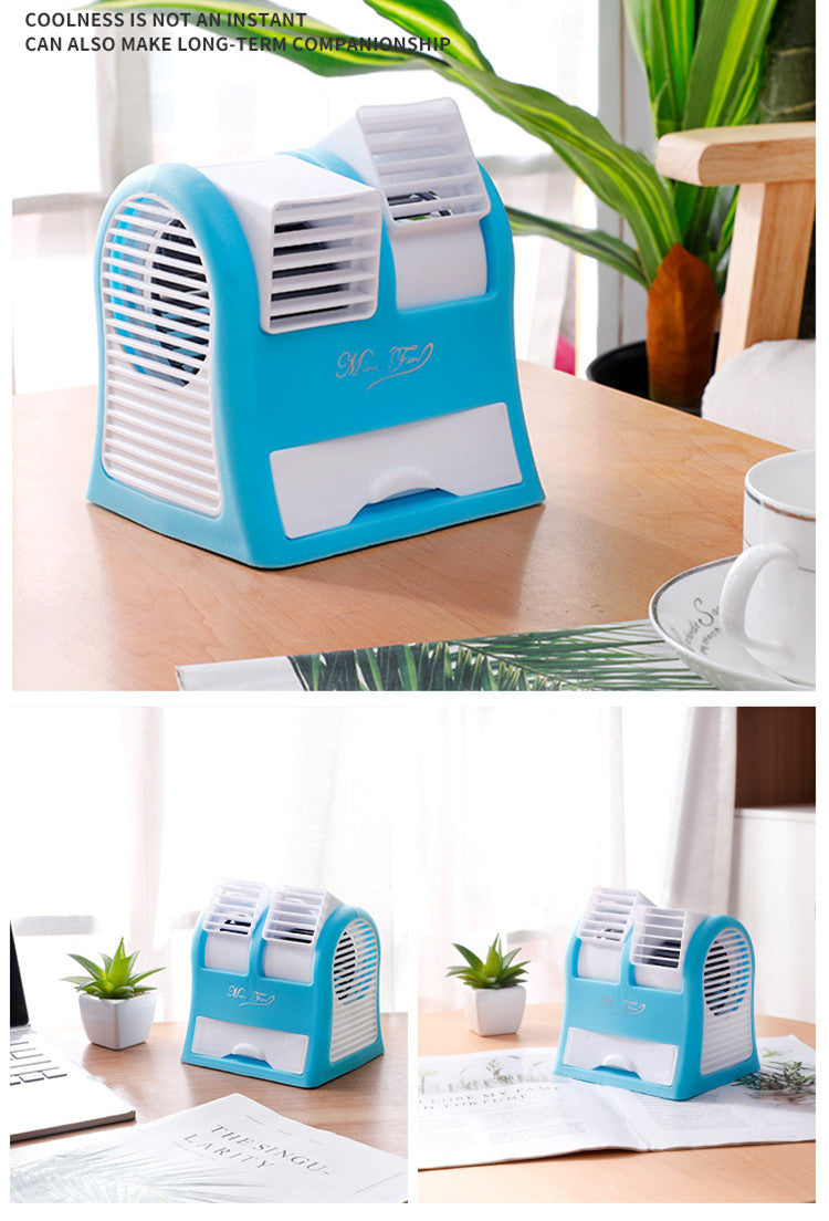 Summer Desktop With Ice Water Cooling Vertical Mini Air Conditioner