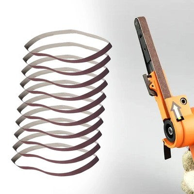 10 Pieces Angle Grinder Modified Sand Belt Sturdy Drill Tools Accessories For