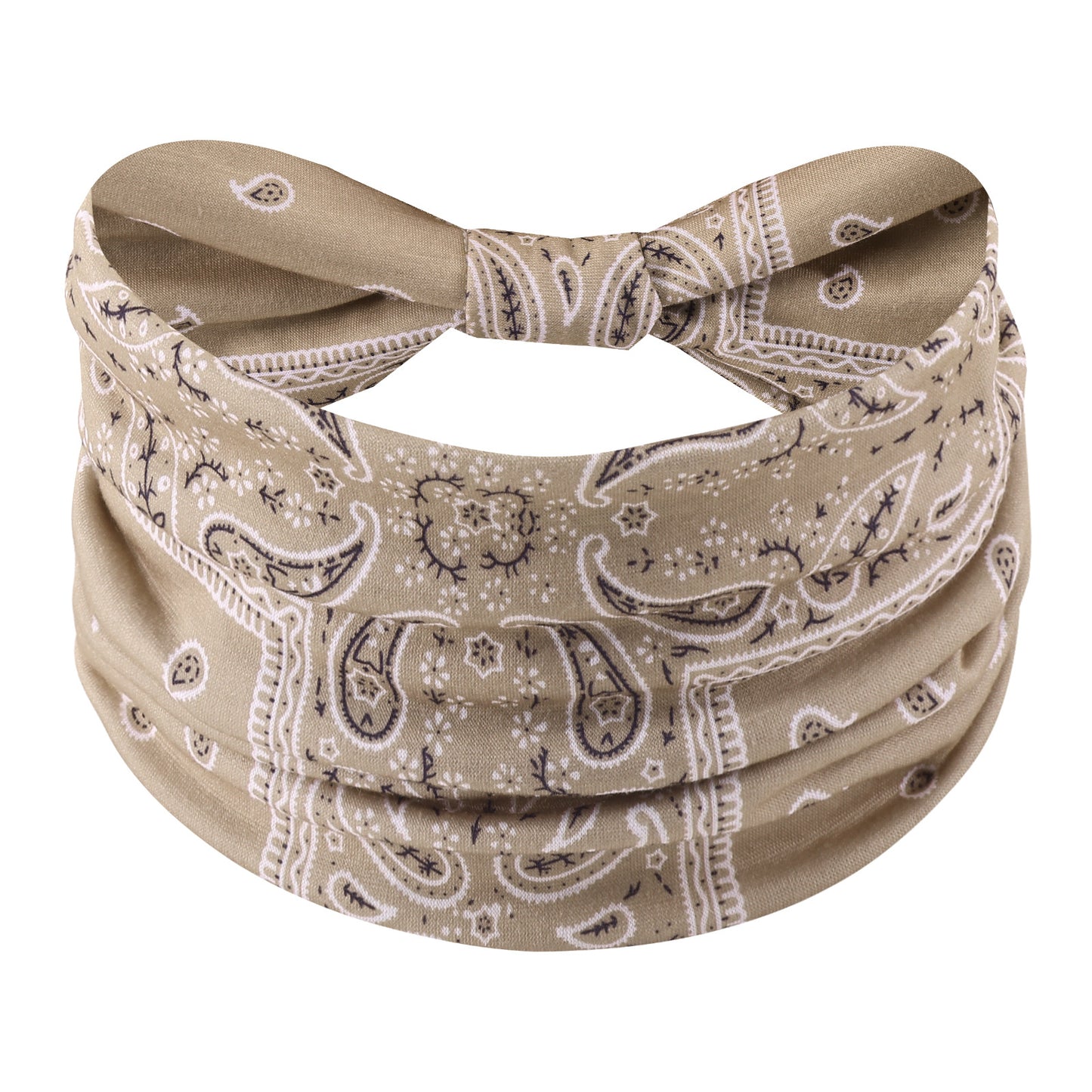 Yoga Sweat-Absorbing Hair Band Printed Stretchy Sports Headband