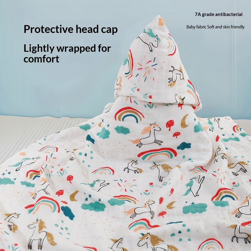 Baby Swaddle Blanket Newborn Bath Towel Gauze Wrap
