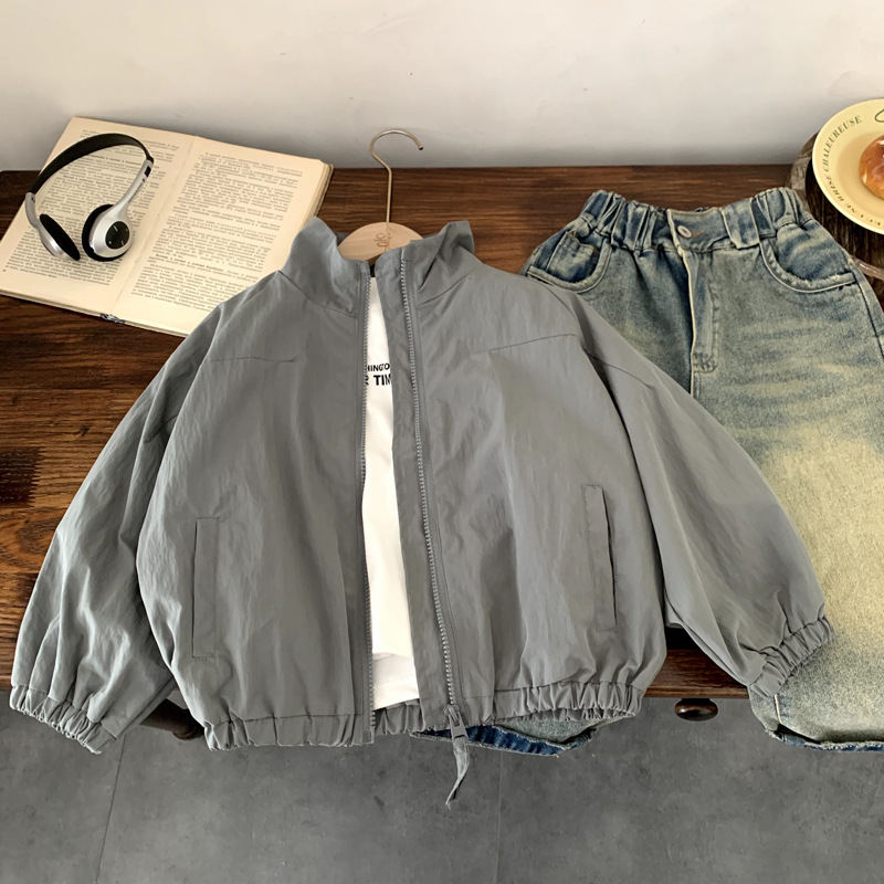 Korean-style Fashionable Casual Jacket For Baby Girls