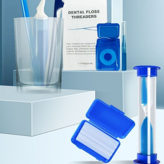 Orthodontic Care Kit Eight-Piece Oral Hygiene Set
