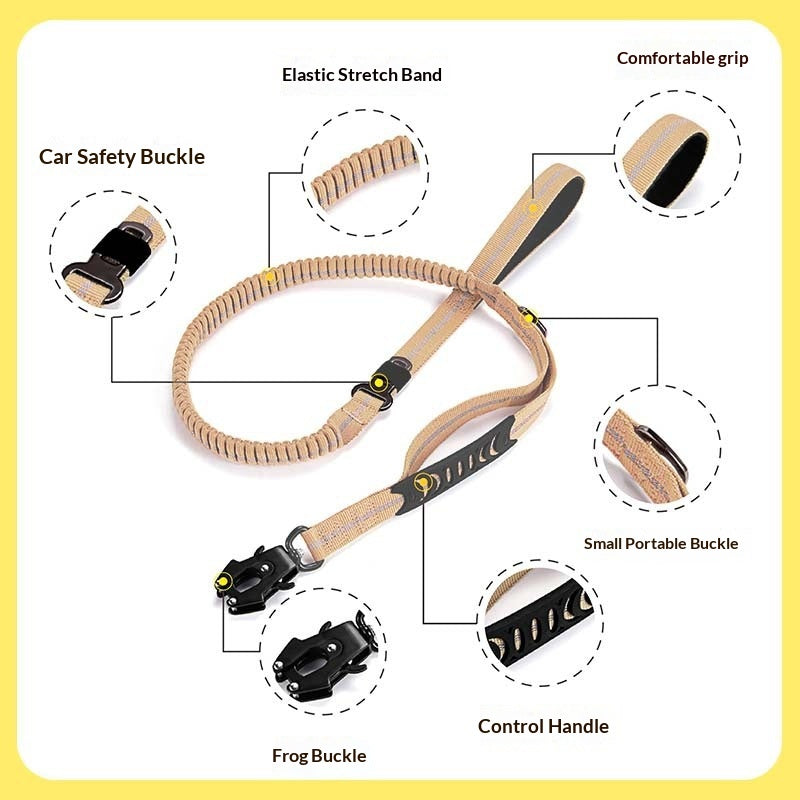 Multi-functional Pet Leash With A Frog Buckle
