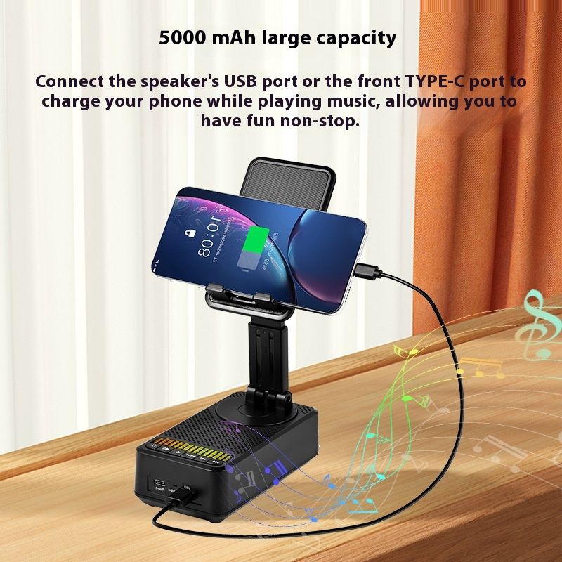 Multifunctional Mobile Phone Bracket Audio With Power Bank