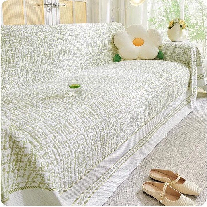 Four-Season Ice-Silk Cooling Sofa Cover Cloth