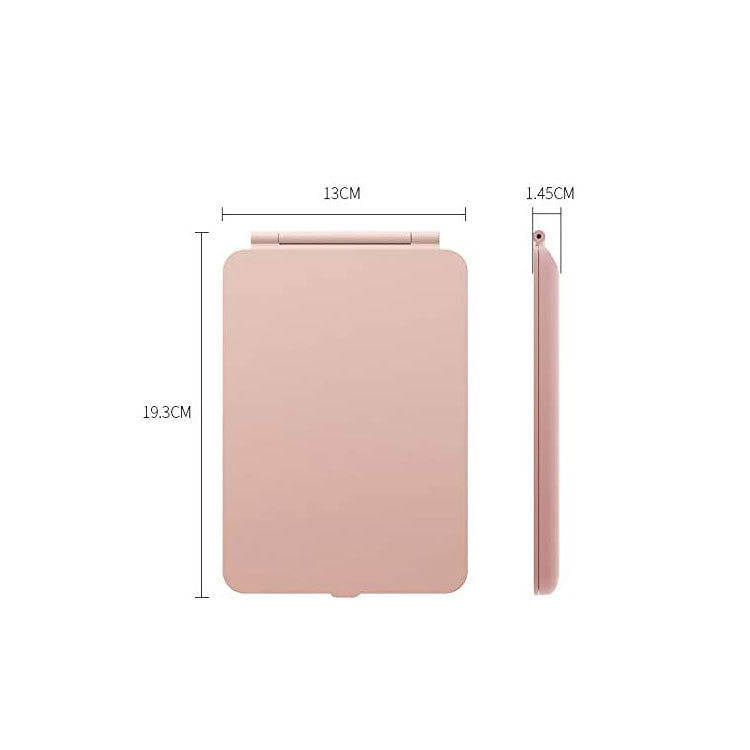 LED Touch Makeup Mirror With Light Flip Portable Folding