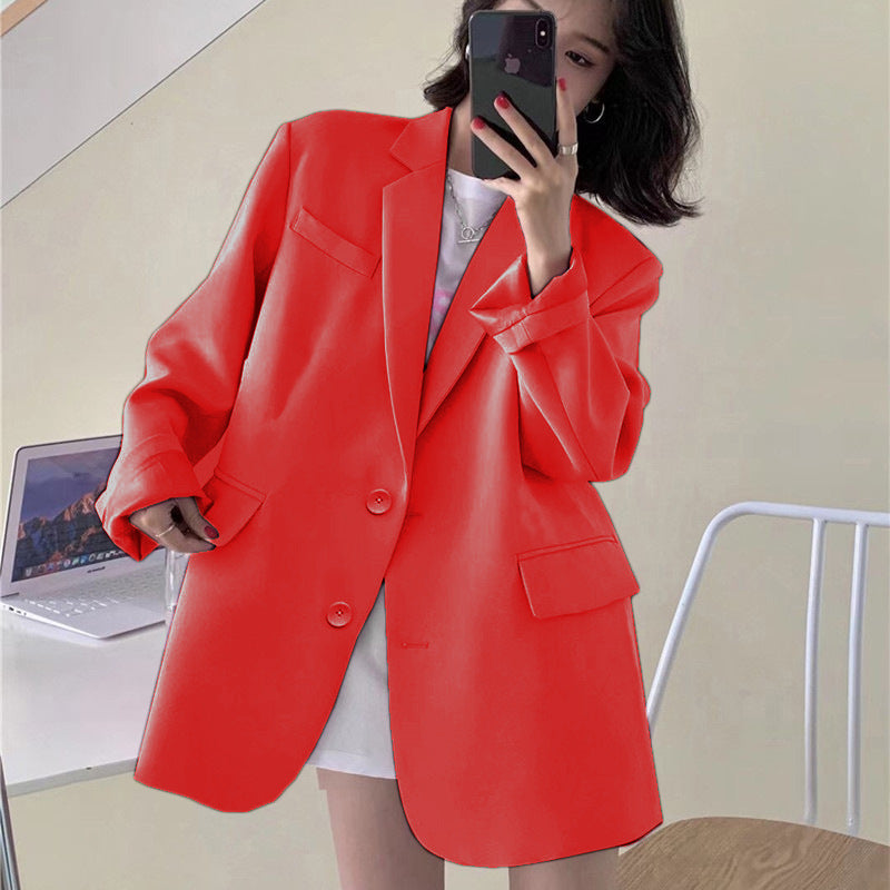 Korean-style British-style Suit Womens Coat