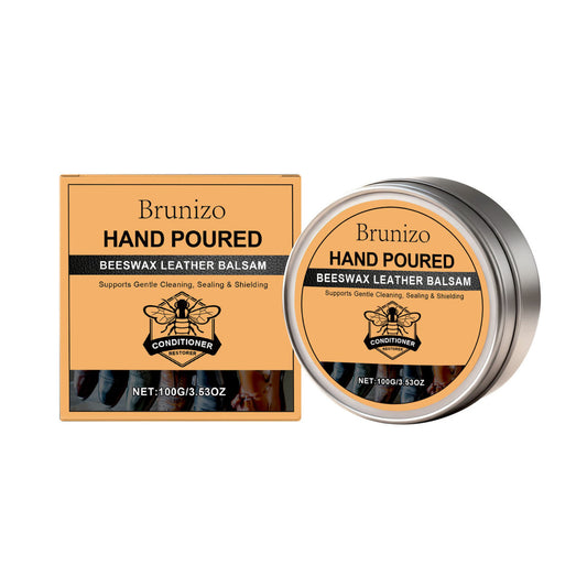 Brunizo Beeswax Leather Care Cream For Home Use Sofa Leather Care, Leather Bags, Shoes Scratch Repair And Maintenance Cream