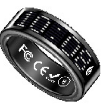 Smart Ring With Display For Counting, Heart Rate, Blood Oxygen, Pressure, Sleep, And Exercise Monitoring, Smart Bracelet For The Middle East