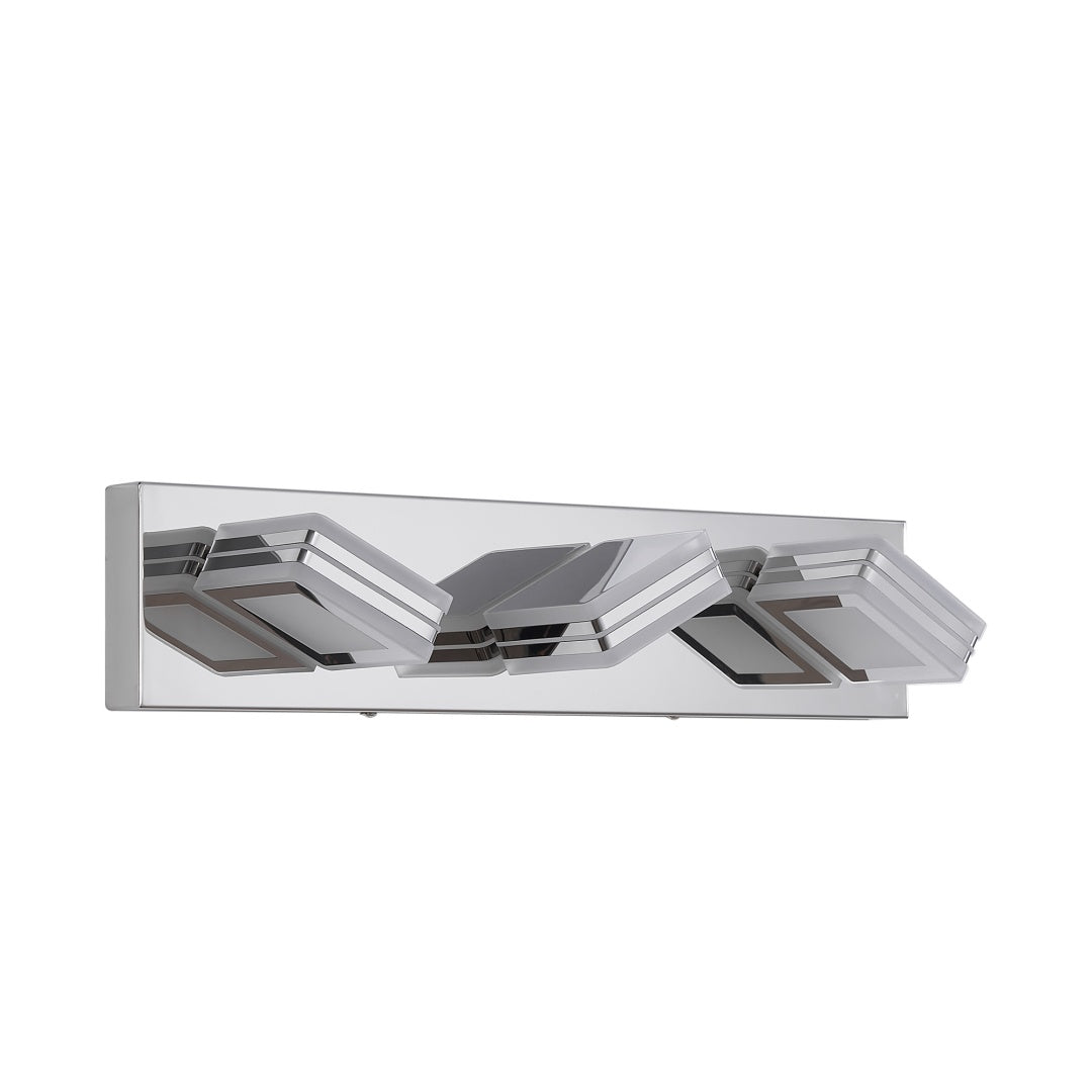 Modern Dimmable Vanity Lights For Bathroom LED 3 Light Bathroom Lights Over Mirror Chrome Bath Wall Lighting
