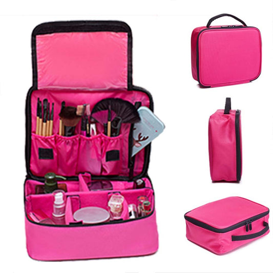 Travel Makeup Bag Cosmetic Toiletry Case Hanging Pouch Wash Organizer Storage Toiletry Cosmetic Storage Handle Washbag