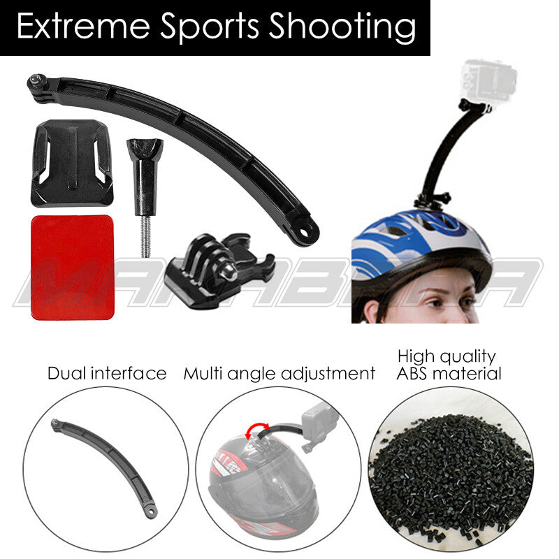 328 Go Pro Accessories Set Kit For G Opro Hero10 9 8 7 6 Monopod Head Chest Strap
