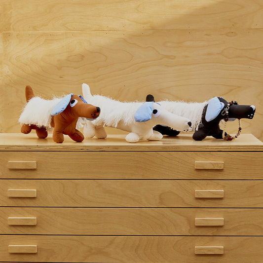 Dog Figurine Decorative Storage Desk Ornament