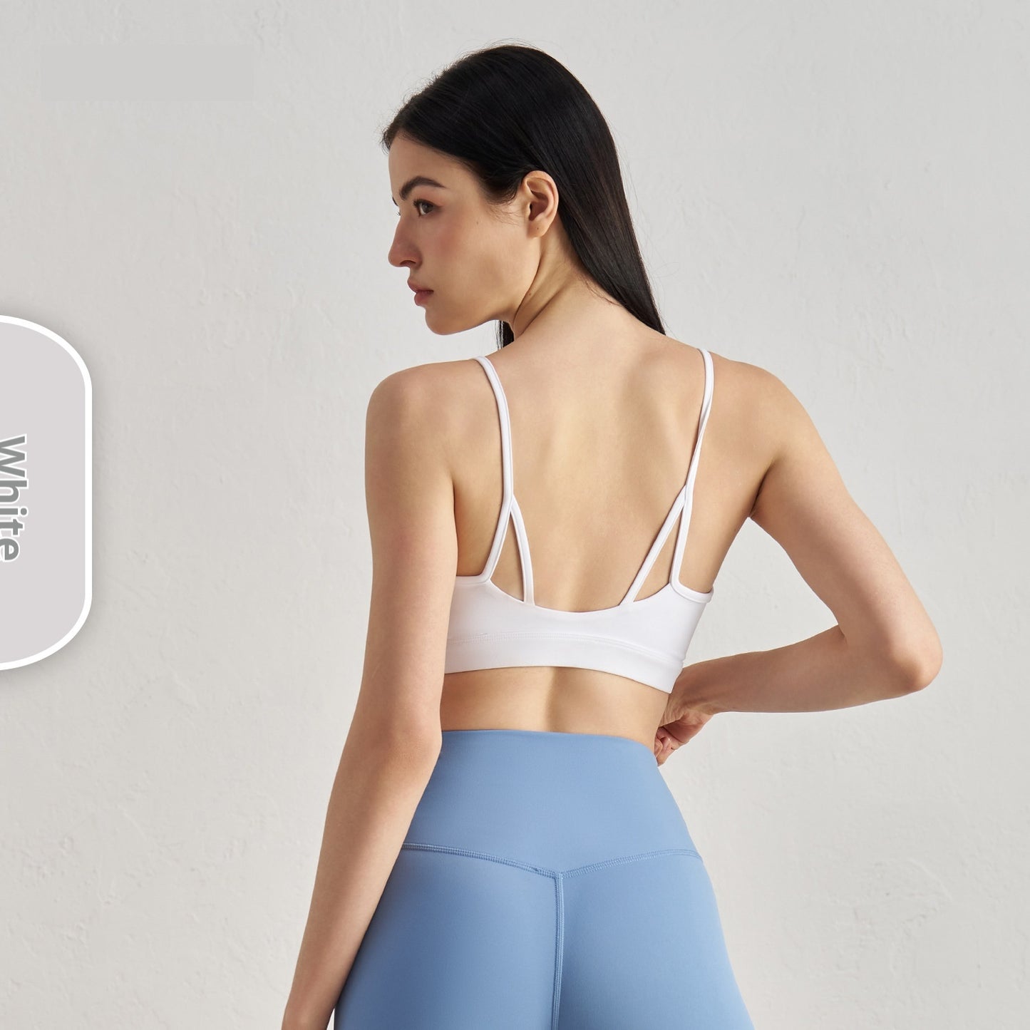 Kitten Ear Beauty Back Exercise Underwear Spaghetti Strap Yoga Jacket
