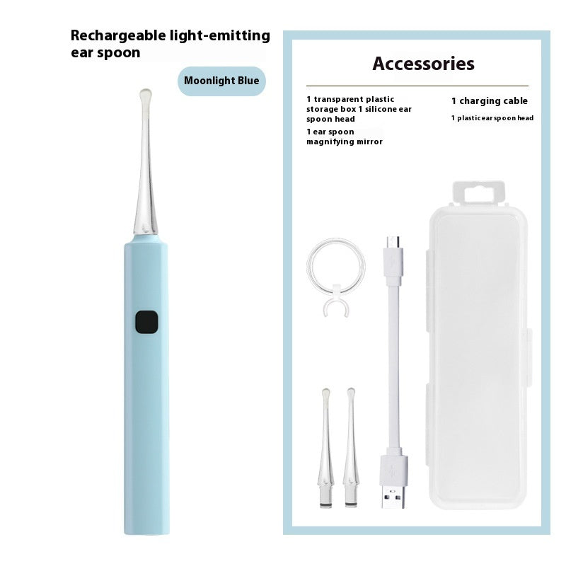 Children's Charging Visual Luminous Ear Pick Cleaning Suit