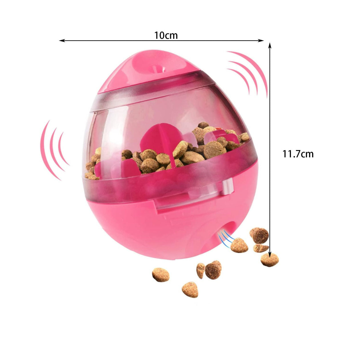 Pet Toy-Food Leaking Device-Pink-1 piece