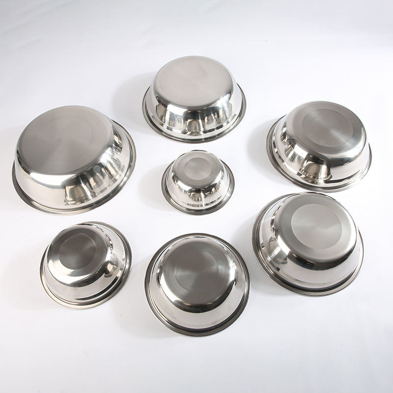 Non-magnetic Stainless Steel Thickened Soup Basins, Commercial And Household Basins, Food Serving Basins, Universal Dining Basins, Soup Basins, Tableware Wholesale