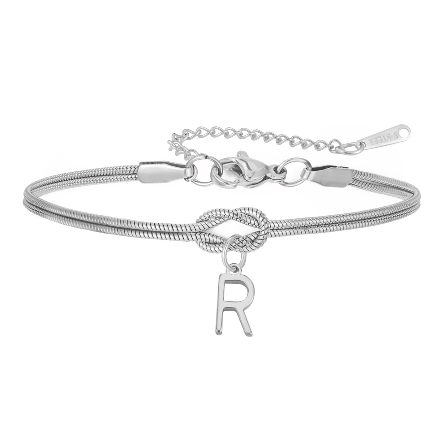 New Best-selling Wholesale 26-letter Handmade Knot Bracelets