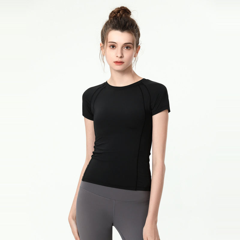 Women's Fashion Yoga Short Sleeve