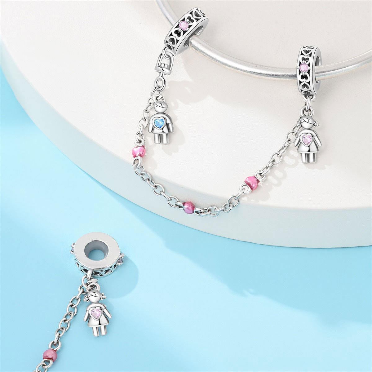 Romantic DIY Pendant And Beaded Bracelet Accessories