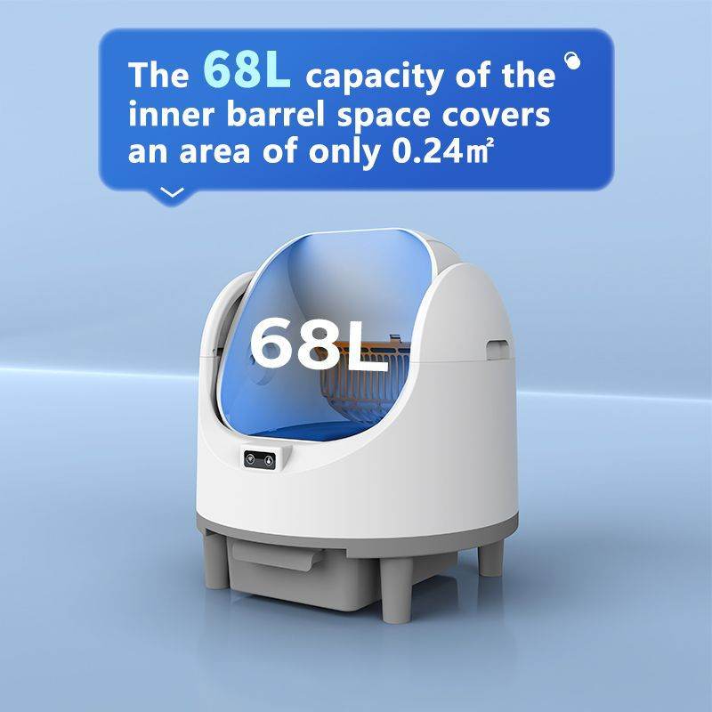 Smart, Fully Enclosed Automatic Cat Litter Box