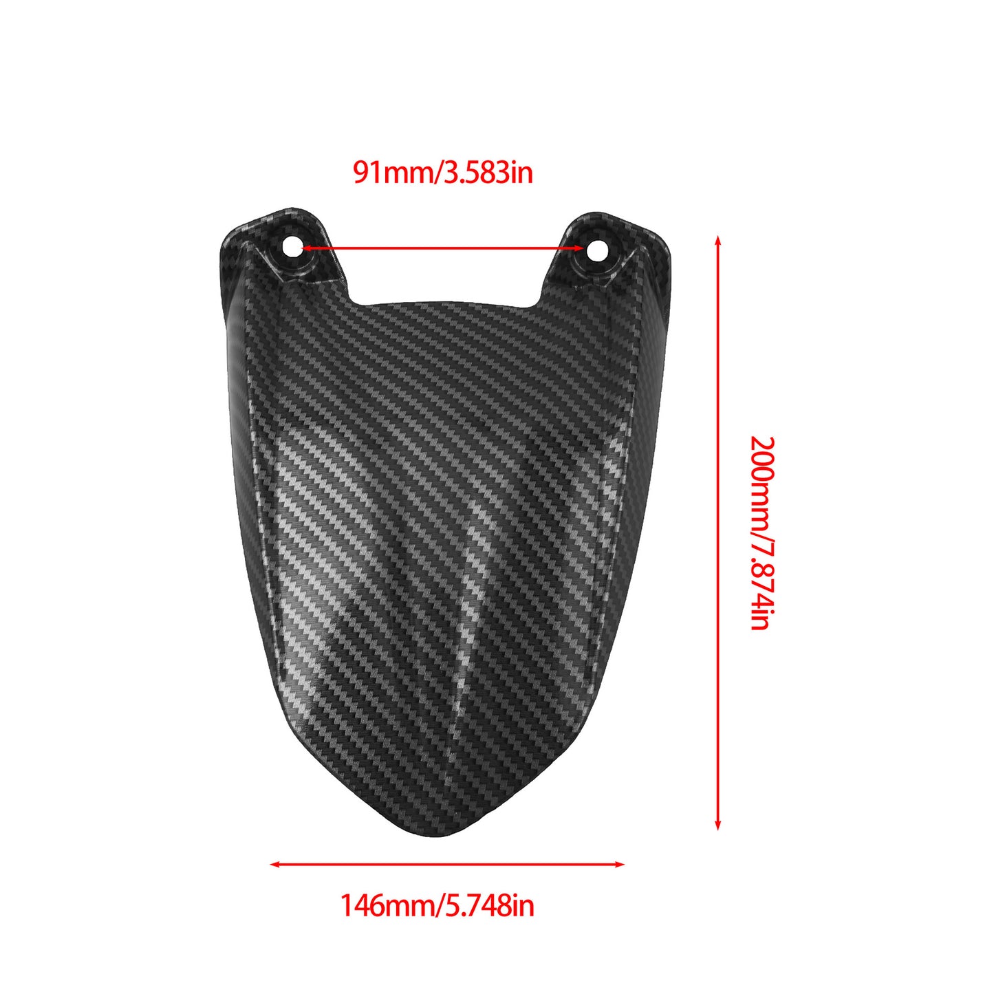 Off-road Motorcycle Modified Carbon Fiber Fender Accessories