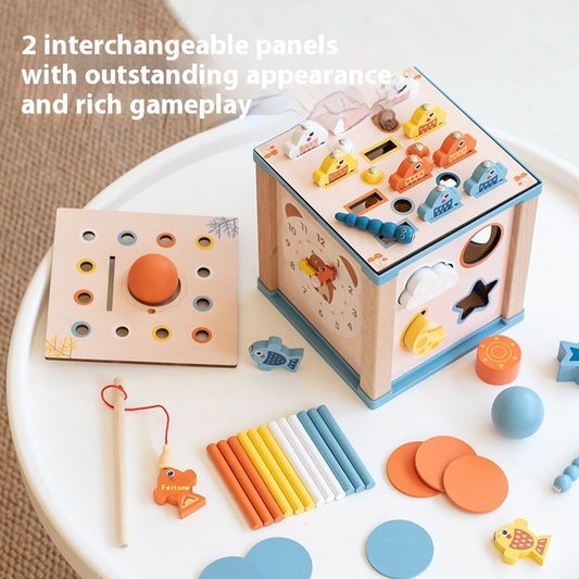 Multifunctional Building Blocks Treasure Chest Boys And Girls Year-old Intelligence Toys