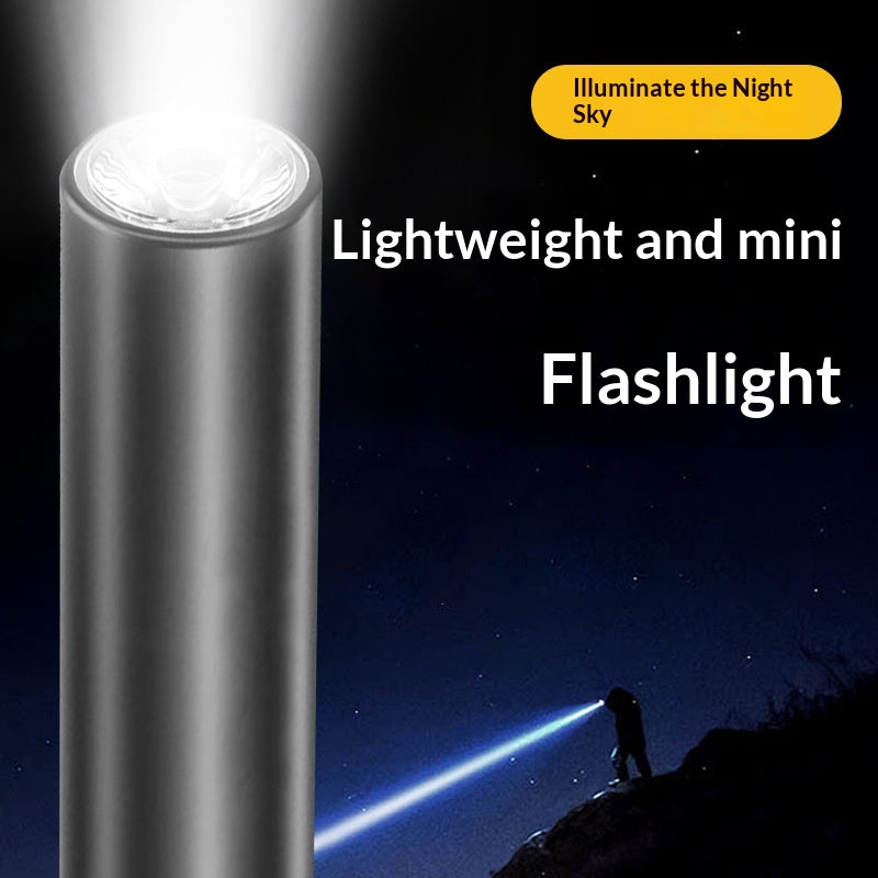Household Portable USB-Charging Multifunction Mini Flashlight