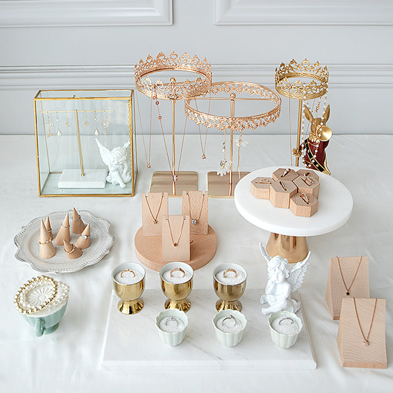 Creative Display Piece For Jewelry And Accessories In A Storefront Window