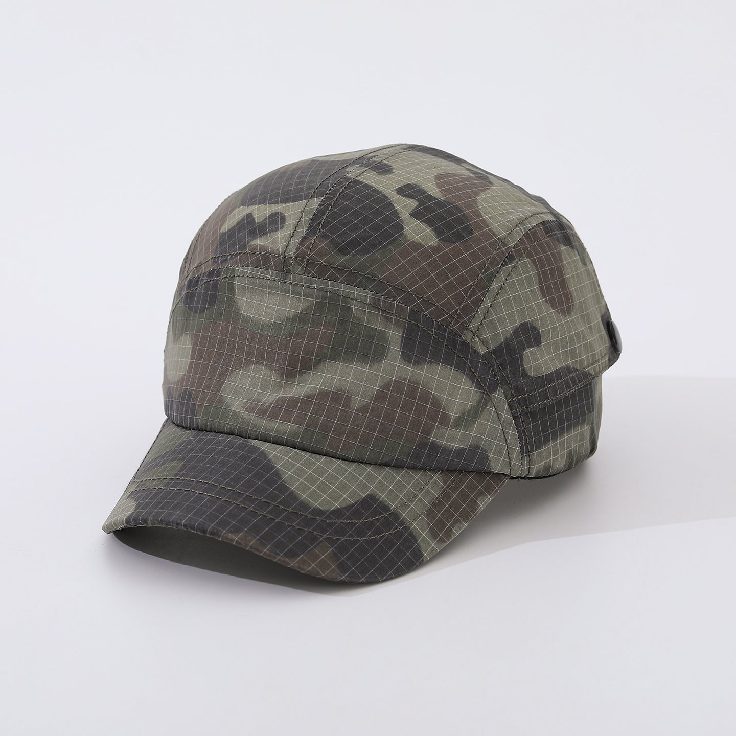 Men's And Women's Printed Multi-color Camouflage Quick-drying Breathable Adjustable Short Brim Fashion Sports Style Baseball Cap For Daily Outings